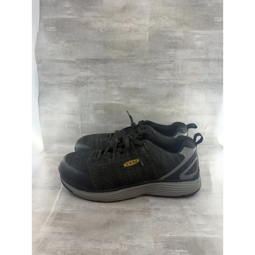 Keen Utility Vista Energy Men Black Work Shoes Carbon Fiber Toe Sz 11D 1021345D